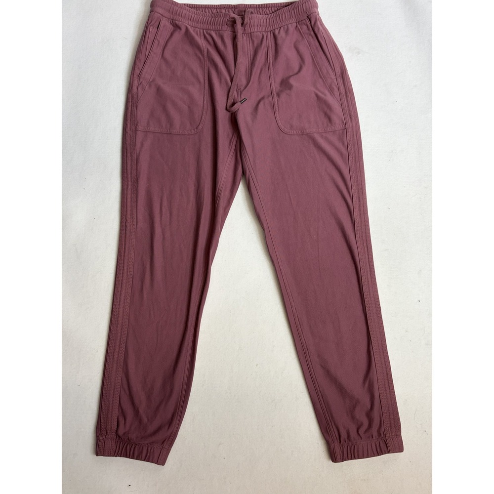 Athleta Farallon Jogger Pants Mauve Pink Cotton Spandex Size Small S P - Picture 2 of 5